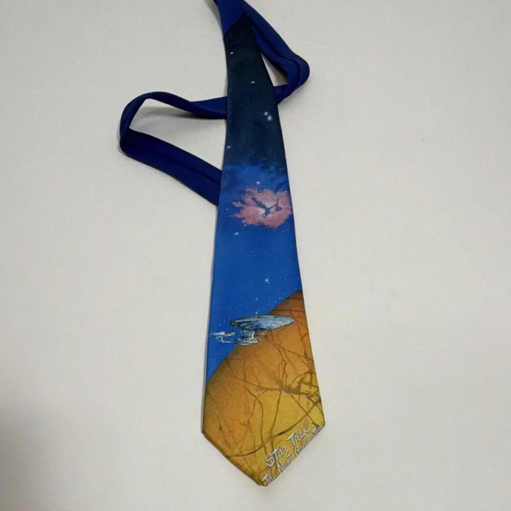 Ralph Marlin Star Trek: The Next Generation Neck Tie 100% Polyester Made in USA